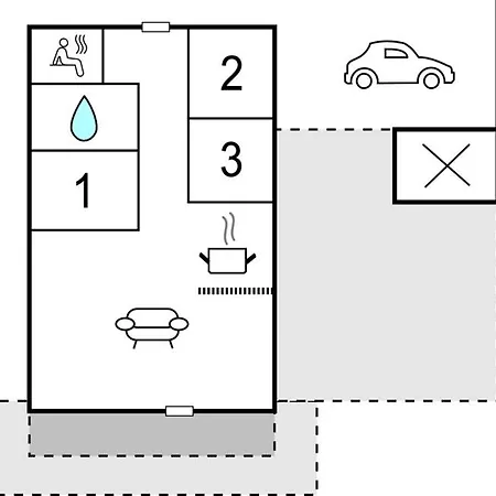 Дом отдыха Three-bedroom In